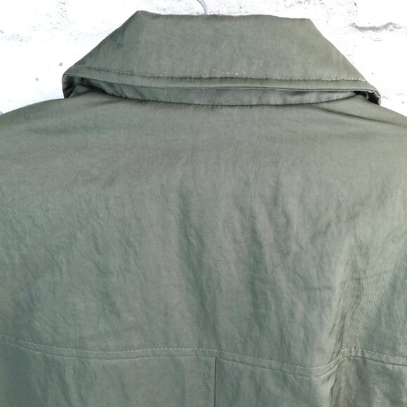 Banana Republic Men's Bomber Jacket Size Large Olive Green BNWT - Picture 13 of 16